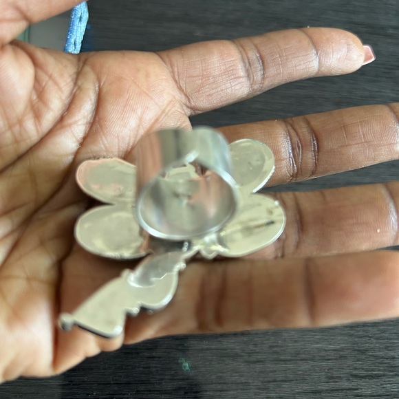 Turquoise ring statement ring dragonfly - Picture 6 of 11